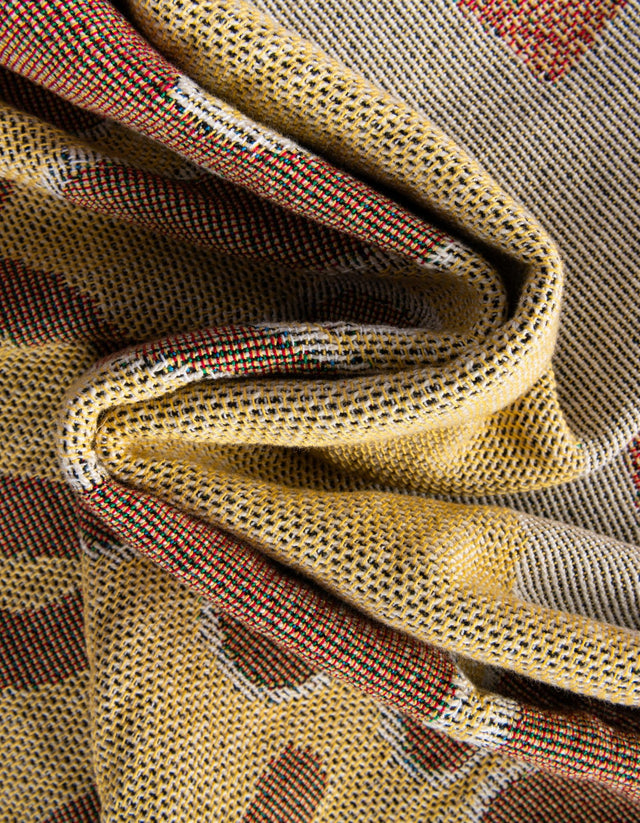 Multicolor 4' 6 x 6' Throw Blanket Rectangle Area Rug 100% Cotton Washable Cozy Soft Warm Room Decor Accent Made In USA