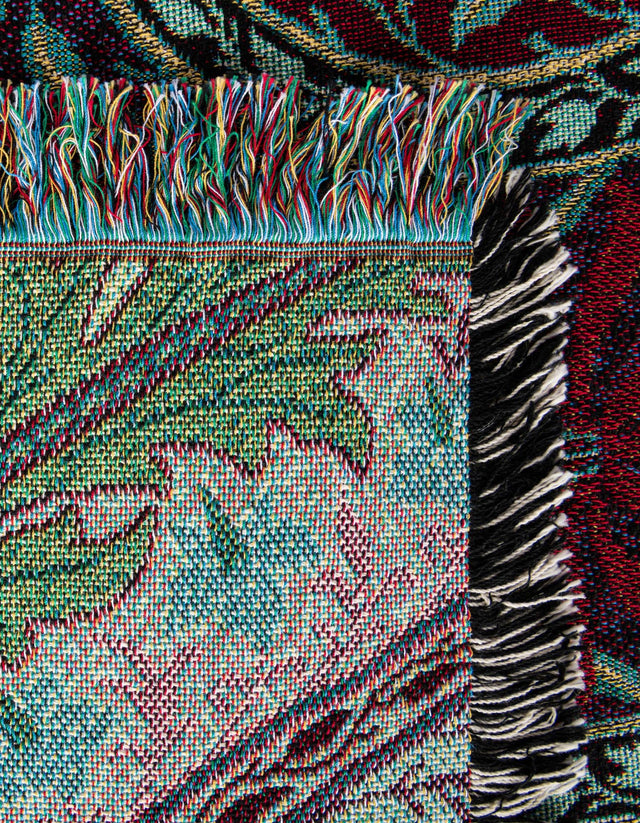 Multicolor 4' 6 x 6' Throw Blanket Rectangle Area Rug 100% Cotton Washable Cozy Soft Warm Room Decor Accent Made In USA