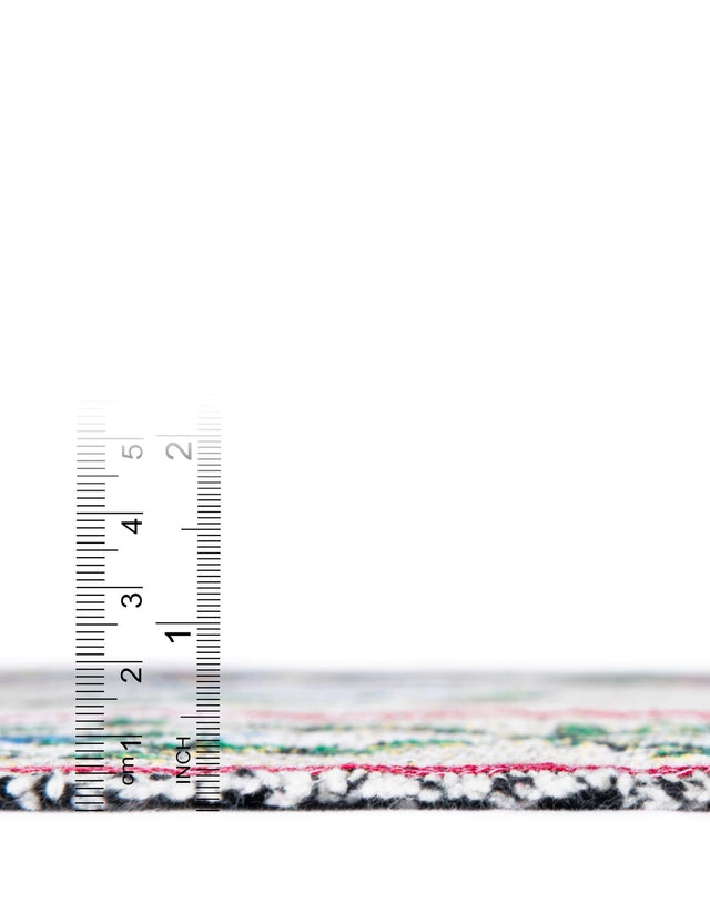 Multicolor 4' 6 x 6' Throw Blanket Rectangle Area Rug 100% Cotton Washable Cozy Soft Warm Room Decor Accent Made In USA