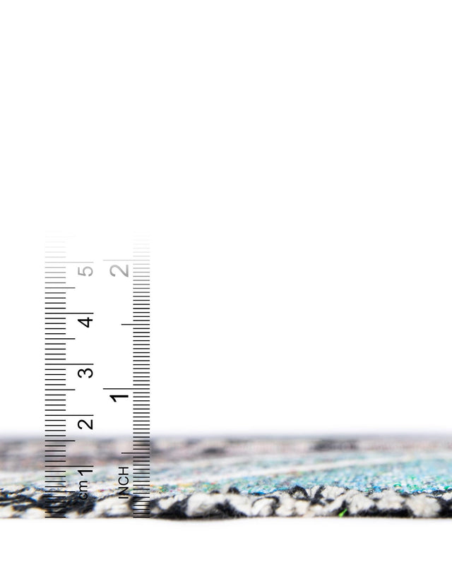 Multicolor 4' 6 x 6' Throw Blanket Rectangle Area Rug 100% Cotton Washable Cozy Soft Warm Room Decor Accent Made In USA