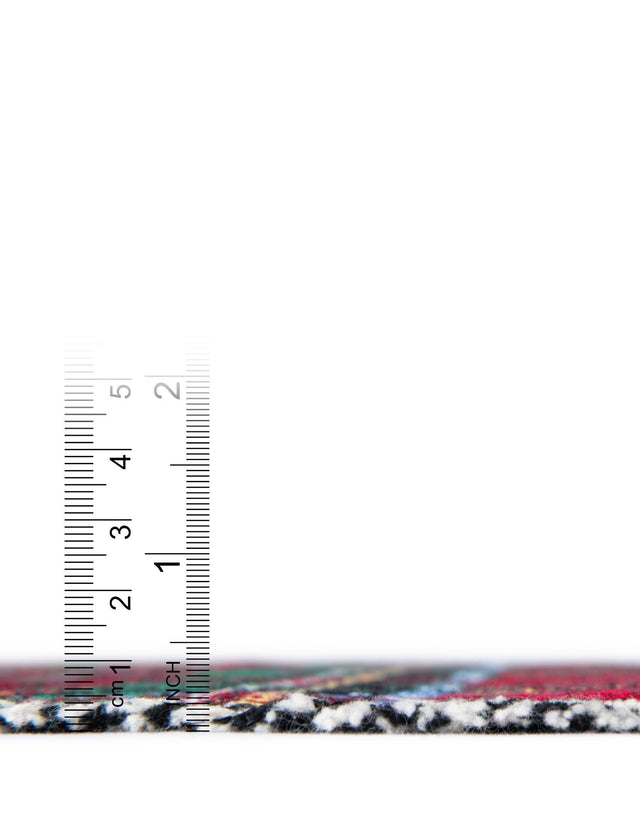 Red 4' 6 x 6' Throw Blanket Rectangle Area Rug 100% Cotton Washable Cozy Soft Warm Room Decor Accent Made In USA