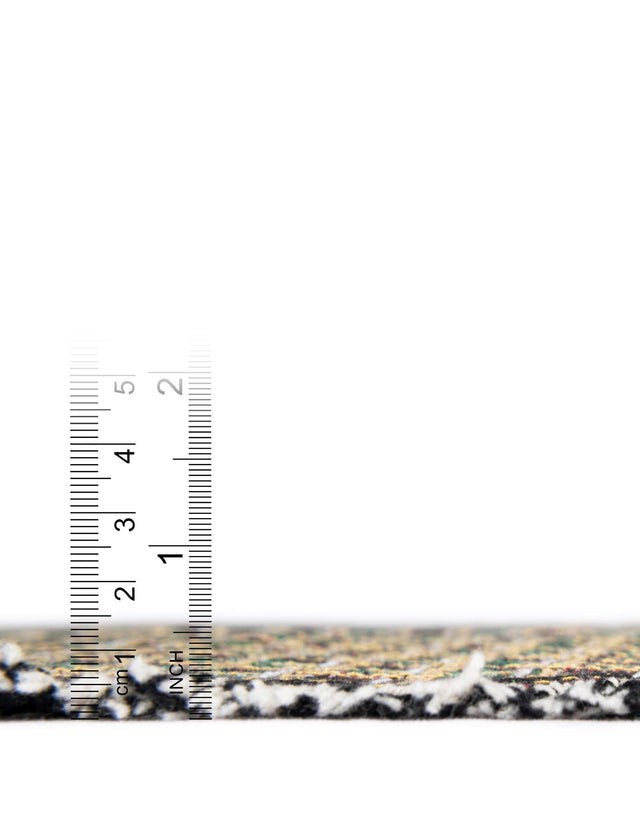 Black and Brown 4' 6 x 6' Throw Blanket Rectangle Area Rug 100% Cotton Washable Cozy Soft Warm Room Decor Accent Made In USA