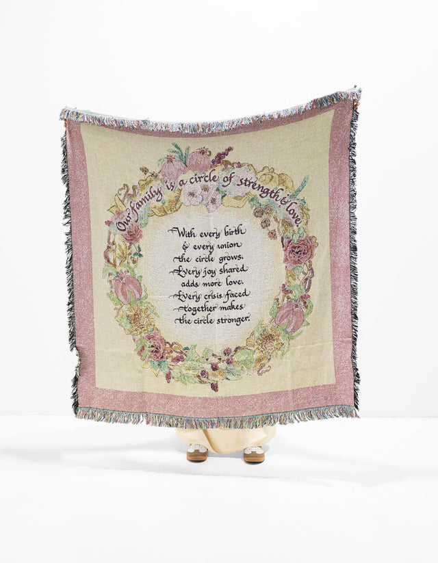 Multicolor 4' 6 x 4' 9 Throw Blanket Square Area Rug 100% Cotton Washable Cozy Soft Warm Room Decor Accent Made In USA