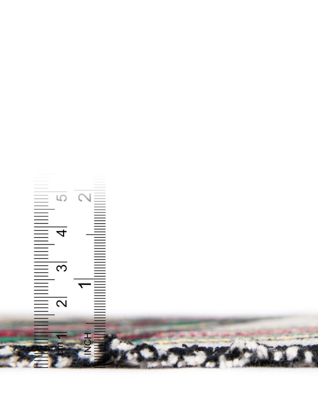 Multicolor 4' 6 x 6' Throw Blanket Rectangle Area Rug 100% Cotton Washable Cozy Soft Warm Room Decor Accent Made In USA