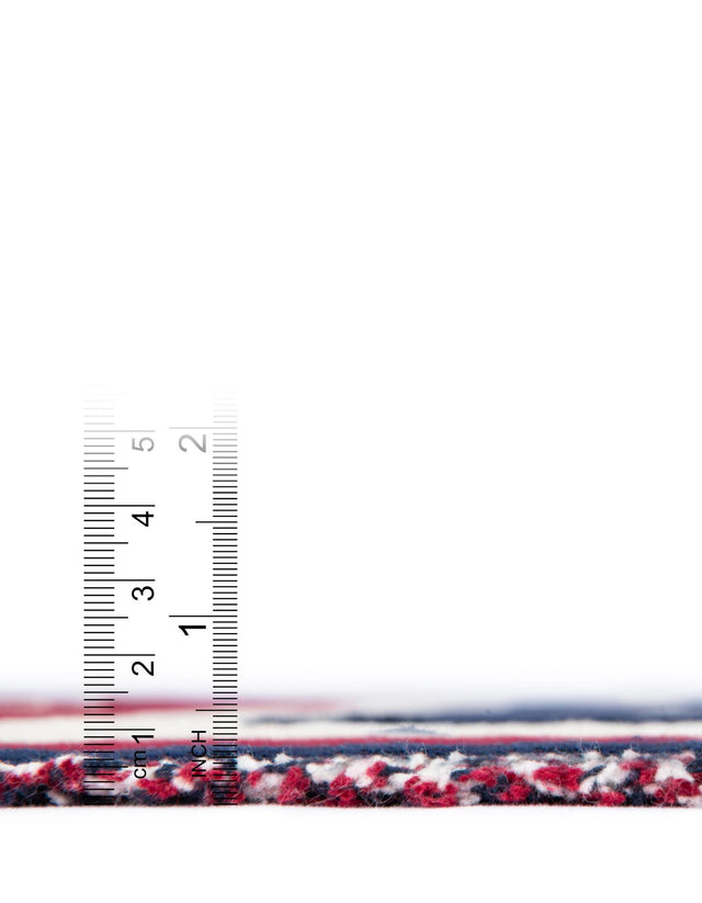 Red and Blue 4' 6 x 6' Throw Blanket Rectangle Area Rug 100% Cotton Washable Cozy Soft Warm Room Decor Accent Made In USA