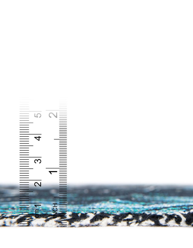 Red and Blue 4' 6 x 6' Throw Blanket Rectangle Area Rug 100% Cotton Washable Cozy Soft Warm Room Decor Accent Made In USA