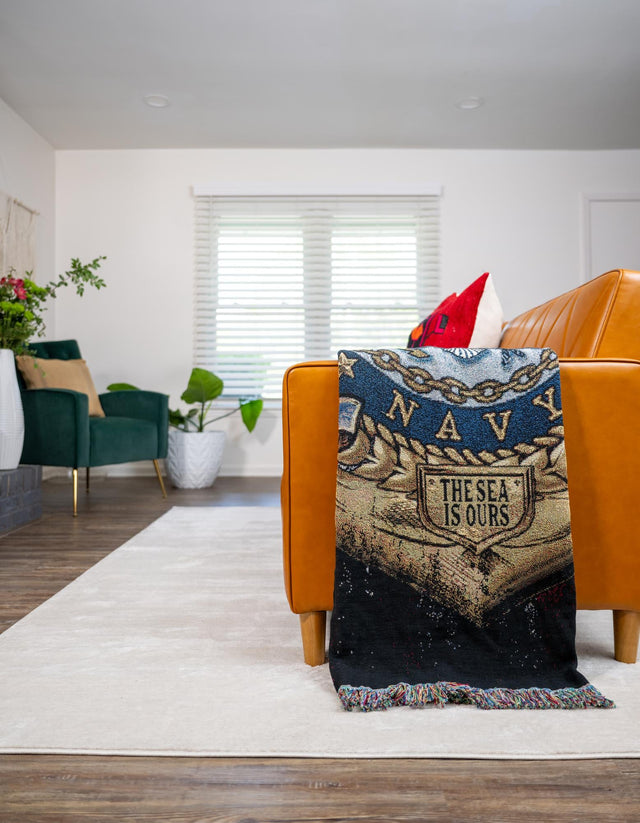 Multicolor 4' 6 x 6' Throw Blanket Rectangle Area Rug 100% Cotton Washable Cozy Soft Warm Room Decor Accent Made In USA