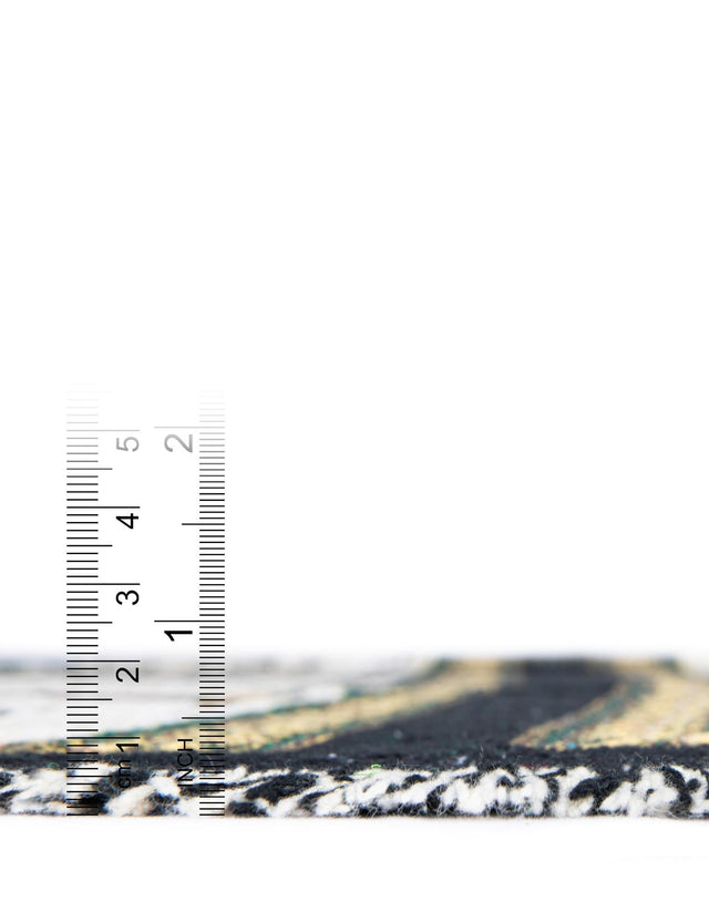 Multicolor 4' 6 x 6' Throw Blanket Rectangle Area Rug 100% Cotton Washable Cozy Soft Warm Room Decor Accent Made In USA