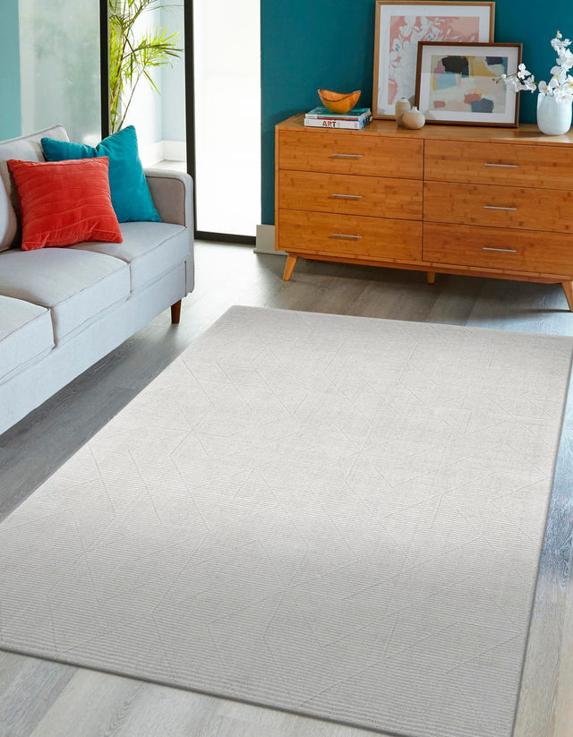 Steel gray 10' x 14' 1 WoolCraft Geometric Rectangle Area Rug Hand Tufted Premium 100% Wool With Cotton Backing Luxury Carpet for Sale at Rug Engine