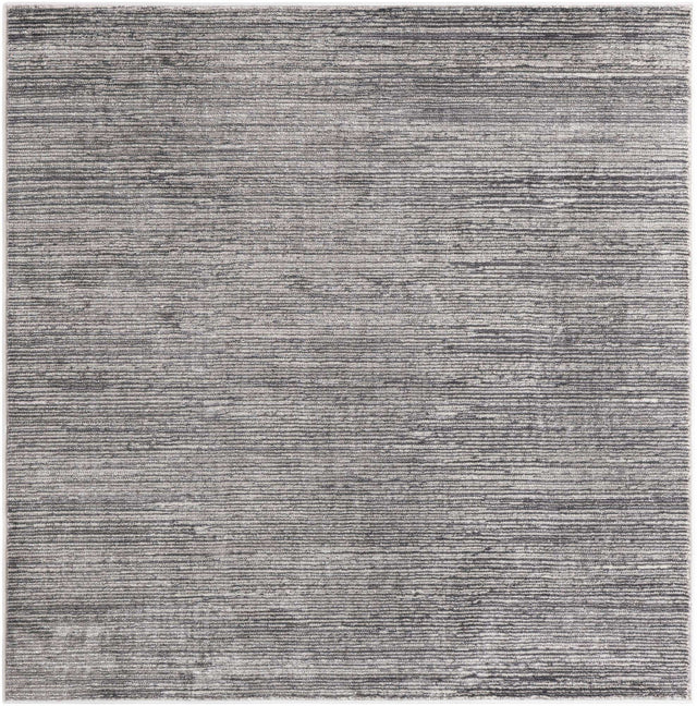 Gray 5' 3 x 5' 3 Finsbury Square Area Rug 60% Polypropylene & 40% Polyester Contemporary Carpet for Living Rooms, Dining, Offices for Sale at Rug Engine