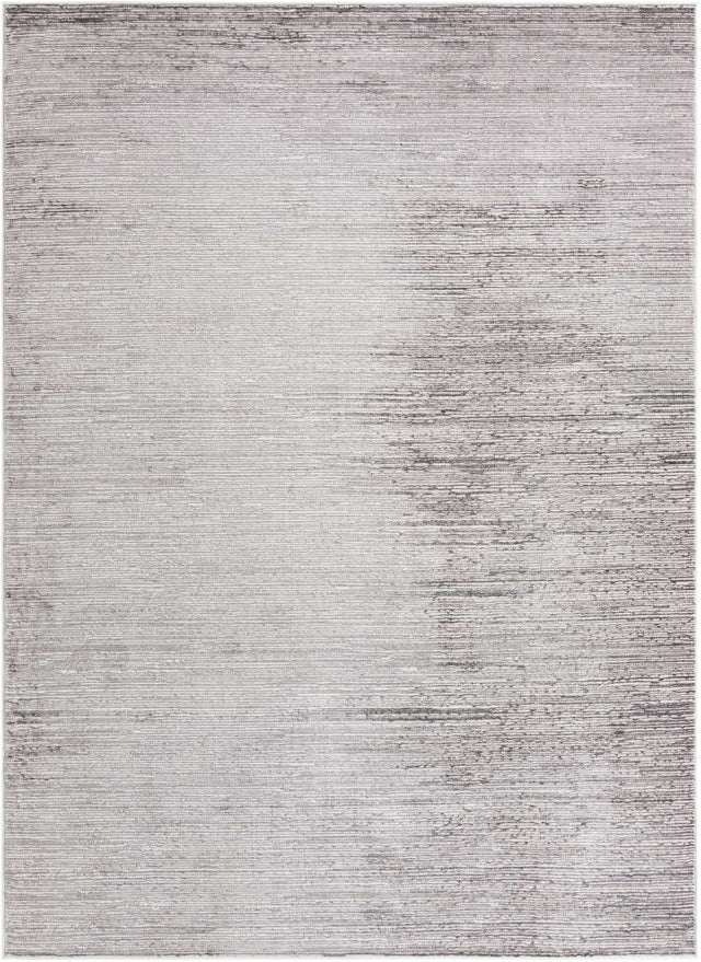 Gray 7' 10 x 11' Finsbury Rectangle Area Rug 60% Polypropylene & 40% Polyester Contemporary Carpet for Living Rooms, Dining, Offices for Sale at Rug Engine