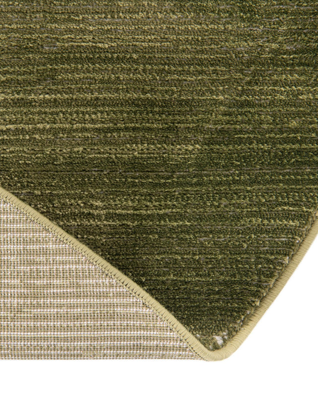 Green 5' 3 x 5' 3 Finsbury Round Area Rug 60% Polypropylene & 40% Polyester Contemporary Carpet for Living Rooms, Dining, Offices for Sale at Rug Engine