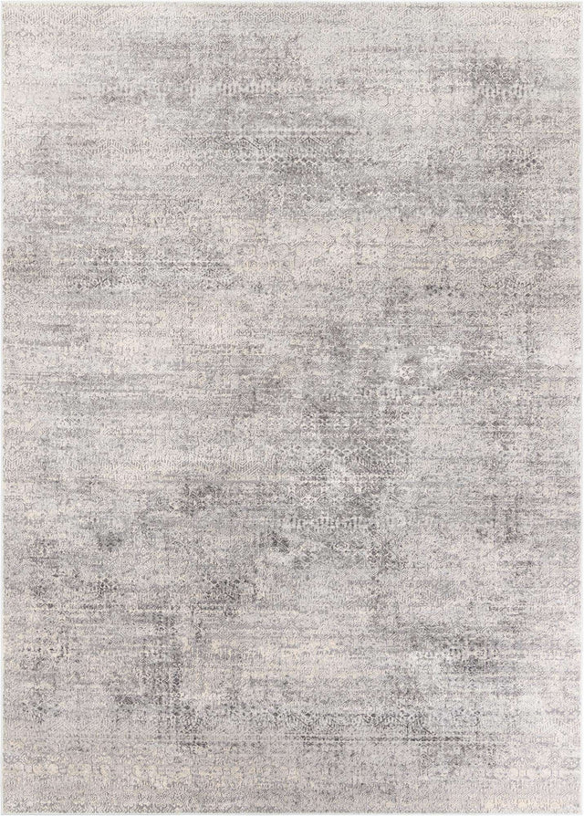 Gray 7' 10 x 11' Finsbury Rectangle Area Rug 60% Polypropylene & 40% Polyester Contemporary Carpet for Living Rooms, Dining, Offices for Sale at Rug Engine