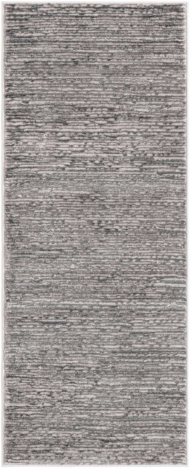 Gray 2' x 5' 1 Finsbury Runner Area Rug 60% Polypropylene & 40% Polyester Contemporary Carpet for Living Rooms, Dining, Offices for Sale at Rug Engine