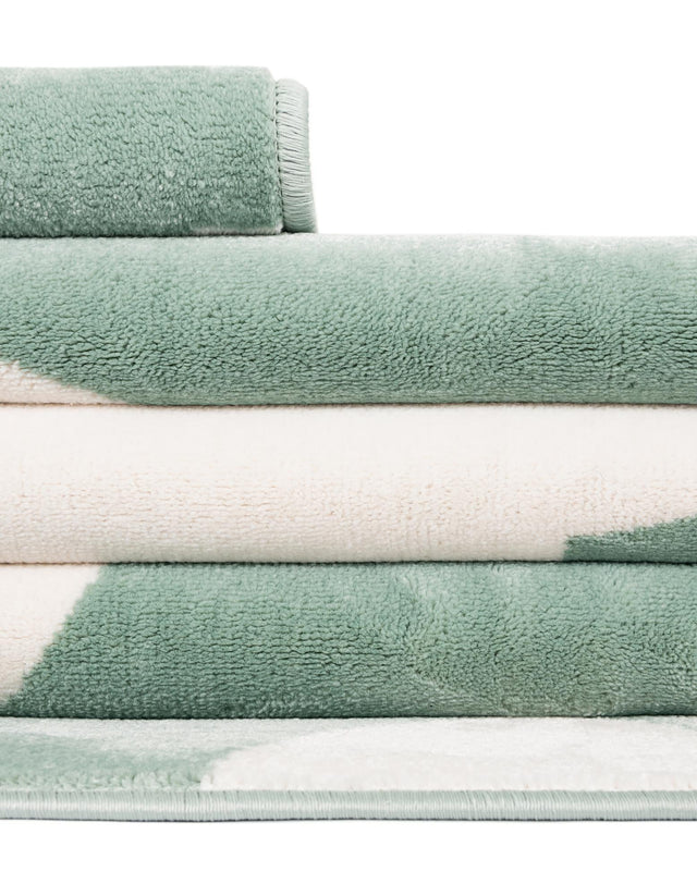 Soft Green 2' x 5' 1 Whimsy Kids Runner Area Rug for Baby Nursery, Toddler Playroom, Bedrooms