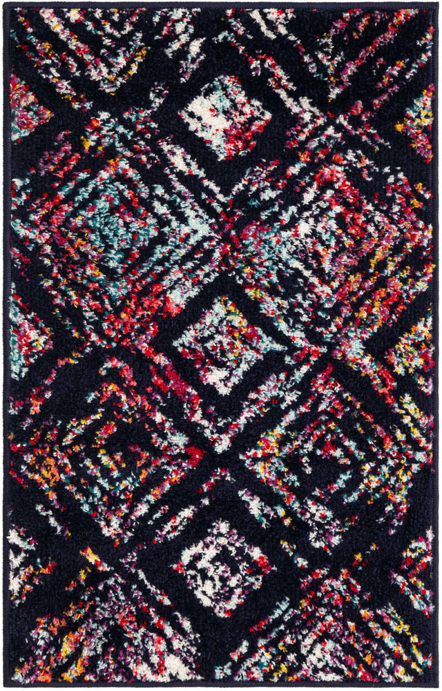 Multicolor 2' x 3' 1 Penrose Rectangle Area Rug