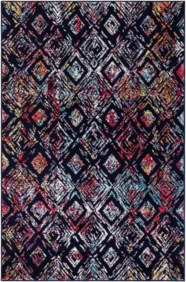 Multicolor 5' 3 x 8' Penrose Rectangle Area Rug