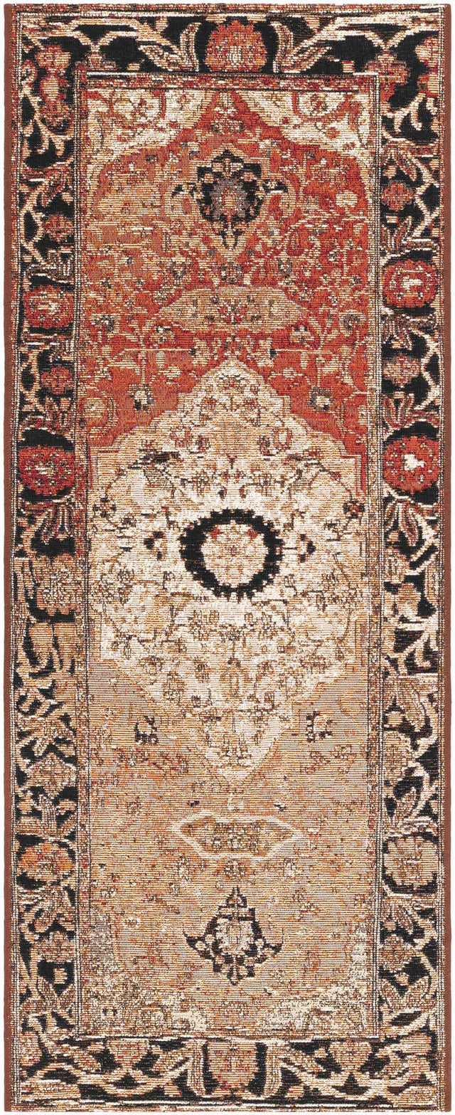 Multicolor 2' x 5' 1 Outdoor Traditional Runner Area Rug Weather Resistant for Patio, Deck, Terrace, Balcony, Porch Classical Design Outside Carpet for Sale at Rug Engine