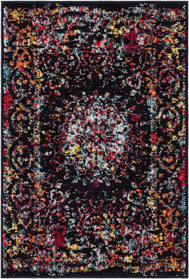 Multicolor 2' x 3' 1 Penrose Rectangle Area Rug