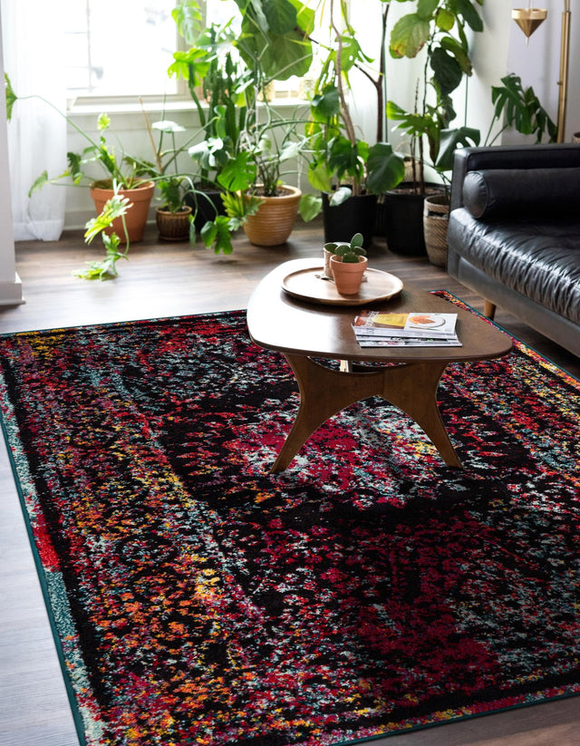 Multicolor 7' 1 x 10' Penrose Rectangle Area Rug