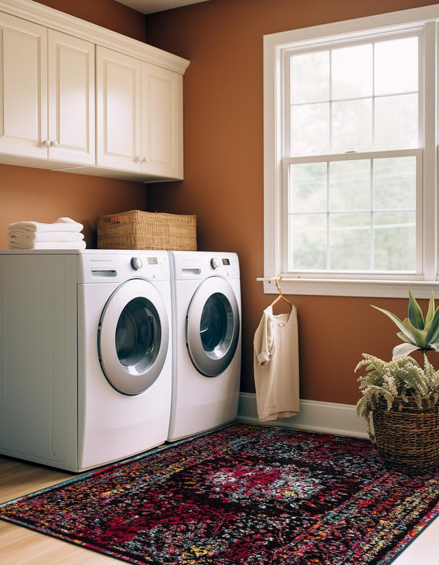 Multicolor 5' 3 x 8' Penrose Rectangle Area Rug