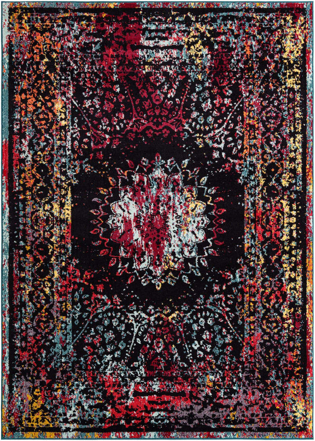 Multicolor 7' 1 x 10' Penrose Rectangle Area Rug