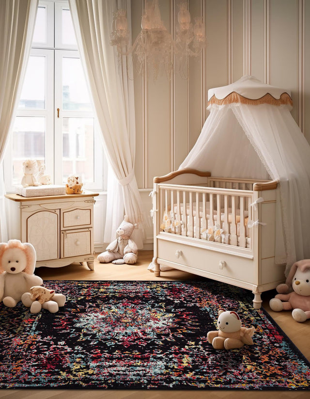 Multicolor 7' 10 x 7' 10 Penrose Square Area Rug