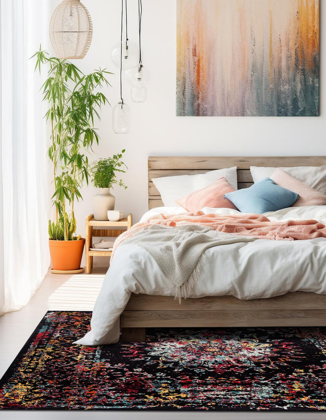 Multicolor 7' 10 x 7' 10 Penrose Square Area Rug