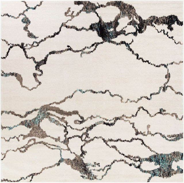 Ivory 10' x 10' Penrose Square Area Rug