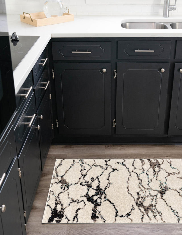 Ivory 2' 7 x 10' Penrose Runner Area Rug