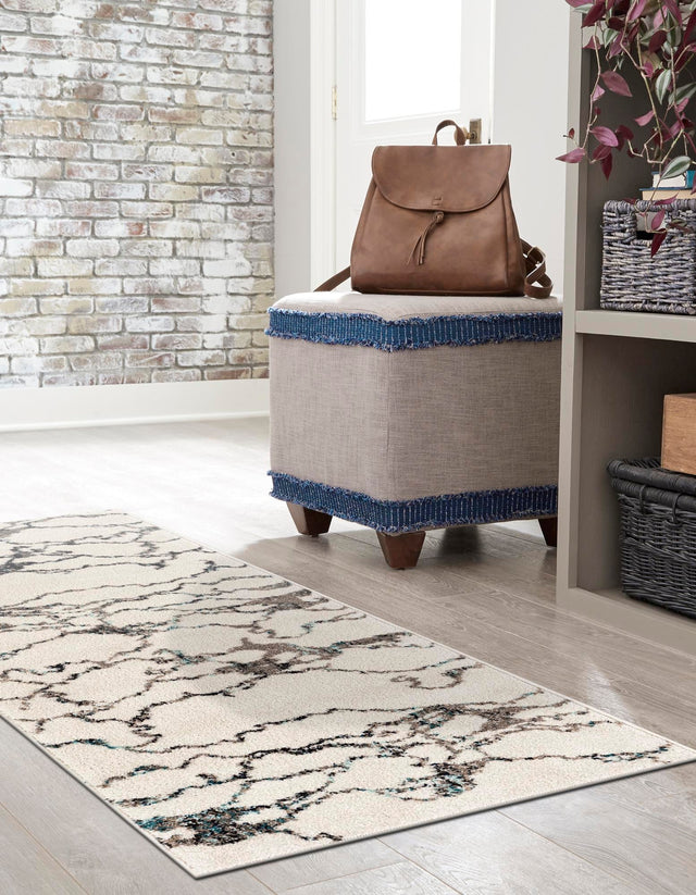 Ivory 2' x 8' Penrose Runner Area Rug