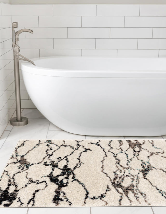 Ivory 2' x 6' 1 Penrose Runner Area Rug