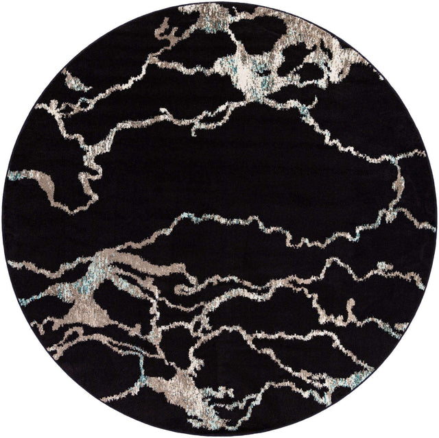 Navy Blue 10' x 10' Penrose Round Area Rug