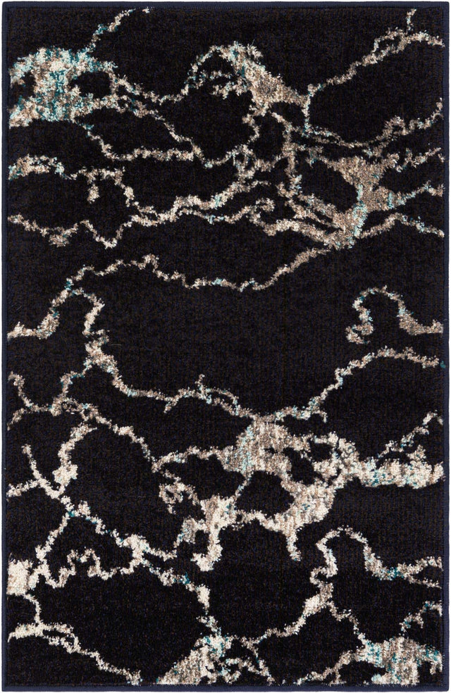 Navy Blue 2' x 3' 1 Penrose Rectangle Area Rug