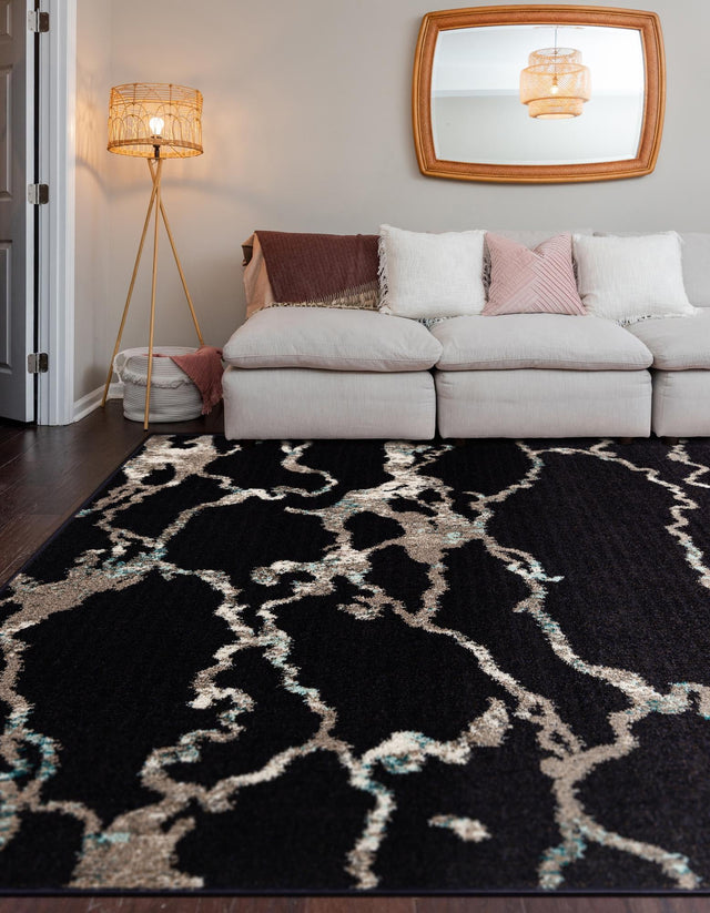 Navy Blue 5' 3 x 8' Penrose Rectangle Area Rug