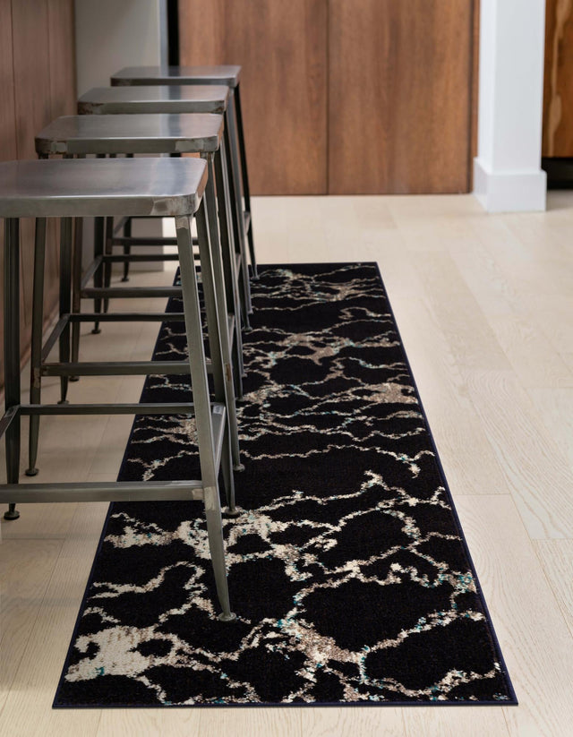 Navy Blue 2' x 6' 1 Penrose Runner Area Rug