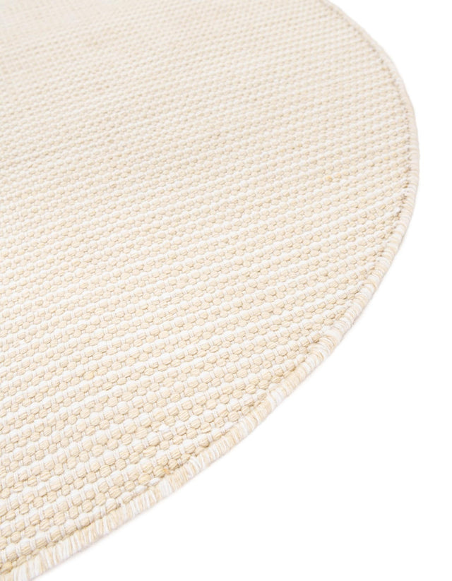 Pebble Stones 3' 3 x 3' 3 Jill Zarin Palm Springs Outdoor Round Area Rug Weather Resistant for Patio, Deck, Terrace, Balcony, Porch Hand Made 100% PET Polyester Outside Carpet for Sale at Rug Engine