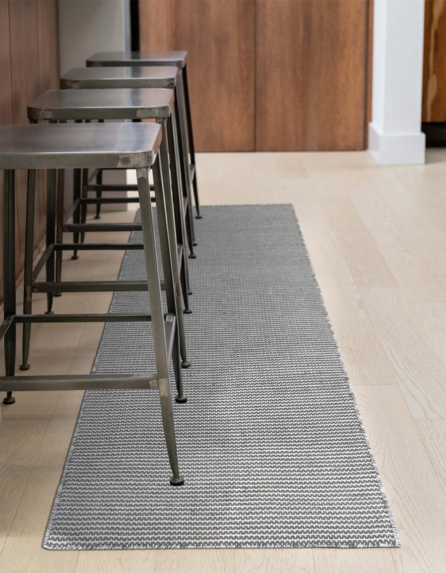 Silver Stars 2' x 6' 1 Jill Zarin Palm Springs Outdoor Runner Area Rug Weather Resistant for Patio, Deck, Terrace, Balcony, Porch Hand Made 100% PET Polyester Outside Carpet for Sale at Rug Engine