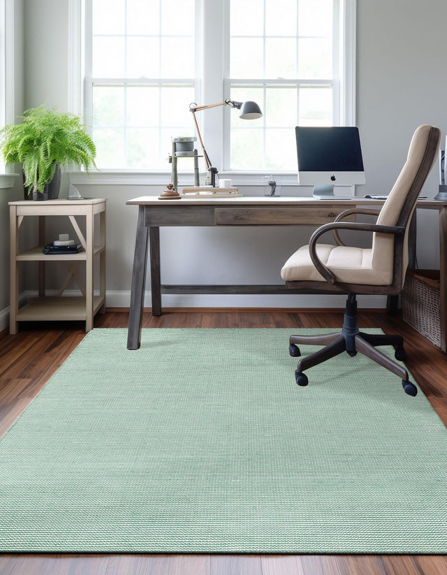 Palm Green 5' 1 x 8' Jill Zarin Palm Springs Outdoor Rectangle Area Rug Weather Resistant for Patio, Deck, Terrace, Balcony, Porch Hand Made 100% PET Polyester Outside Carpet for Sale at Rug Engine