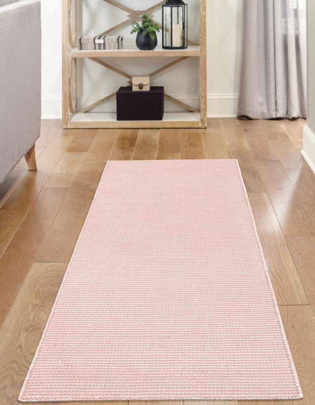 Pink Roses 2' 7 x 8' Jill Zarin Palm Springs Outdoor Runner Area Rug Weather Resistant for Patio, Deck, Terrace, Balcony, Porch Hand Made 100% PET Polyester Outside Carpet for Sale at Rug Engine