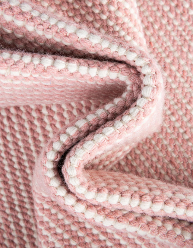 Pink Roses 7' 10 x 7' 10 Jill Zarin Palm Springs Outdoor Round Area Rug Weather Resistant for Patio, Deck, Terrace, Balcony, Porch Hand Made 100% PET Polyester Outside Carpet for Sale at Rug Engine
