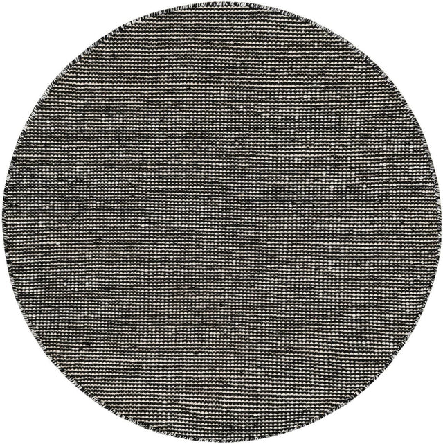 Black Sky 3' 3 x 3' 3 Jill Zarin Palm Springs Outdoor Round Area Rug Weather Resistant for Patio, Deck, Terrace, Balcony, Porch Hand Made 100% PET Polyester Outside Carpet for Sale at Rug Engine