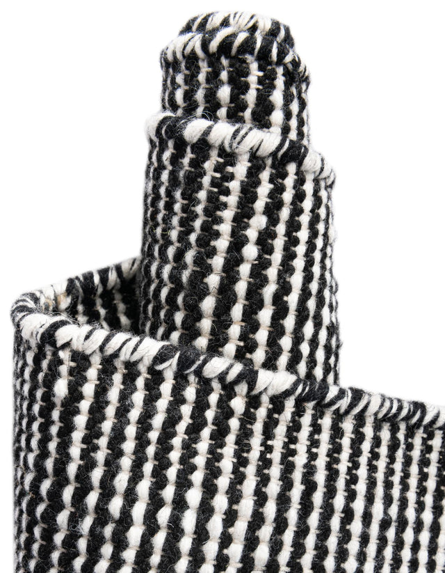 Black Sky 3' 3 x 3' 3 Jill Zarin Palm Springs Outdoor Round Area Rug Weather Resistant for Patio, Deck, Terrace, Balcony, Porch Hand Made 100% PET Polyester Outside Carpet for Sale at Rug Engine