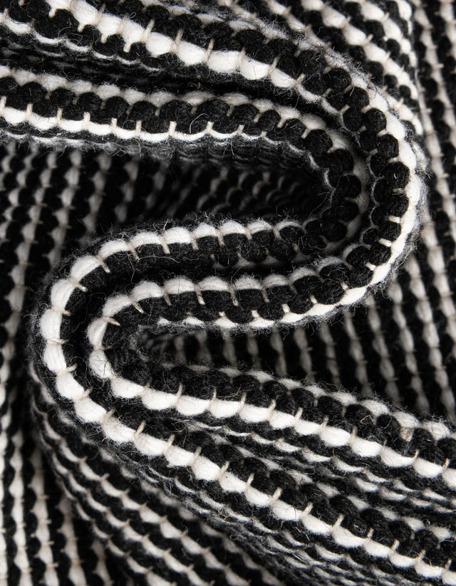 Black Sky 7' 10 x 7' 10 Jill Zarin Palm Springs Outdoor Square Area Rug Weather Resistant for Patio, Deck, Terrace, Balcony, Porch Hand Made 100% PET Polyester Outside Carpet for Sale at Rug Engine