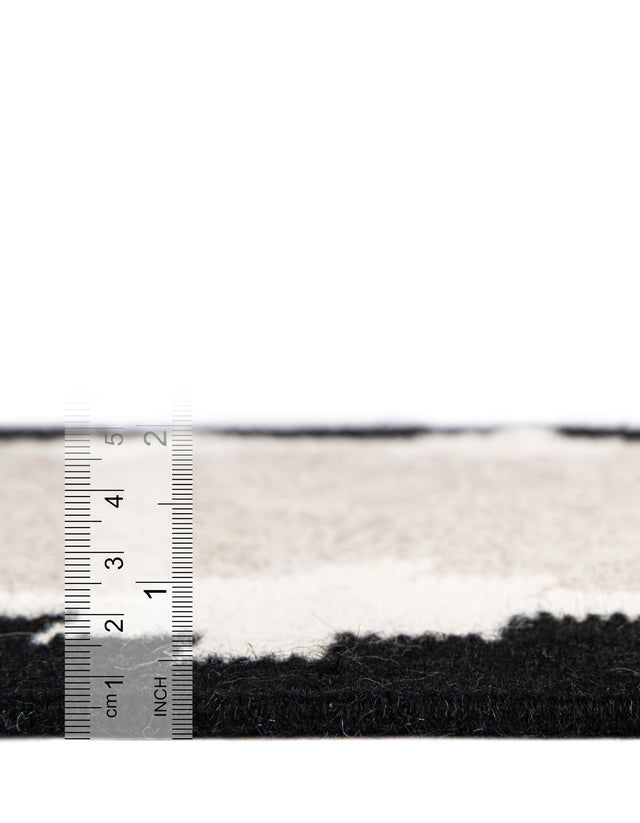 Gray and Black 9' x 12' Kilim Wool Rectangle Area Rug Hand Woven All Natural Traditional Carpet for Unique Home Interior Design for Sale at Rug Engine