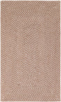 Light Brown 3' 1 x 5' 1 Tweed Braided Jute Rectangle Rug