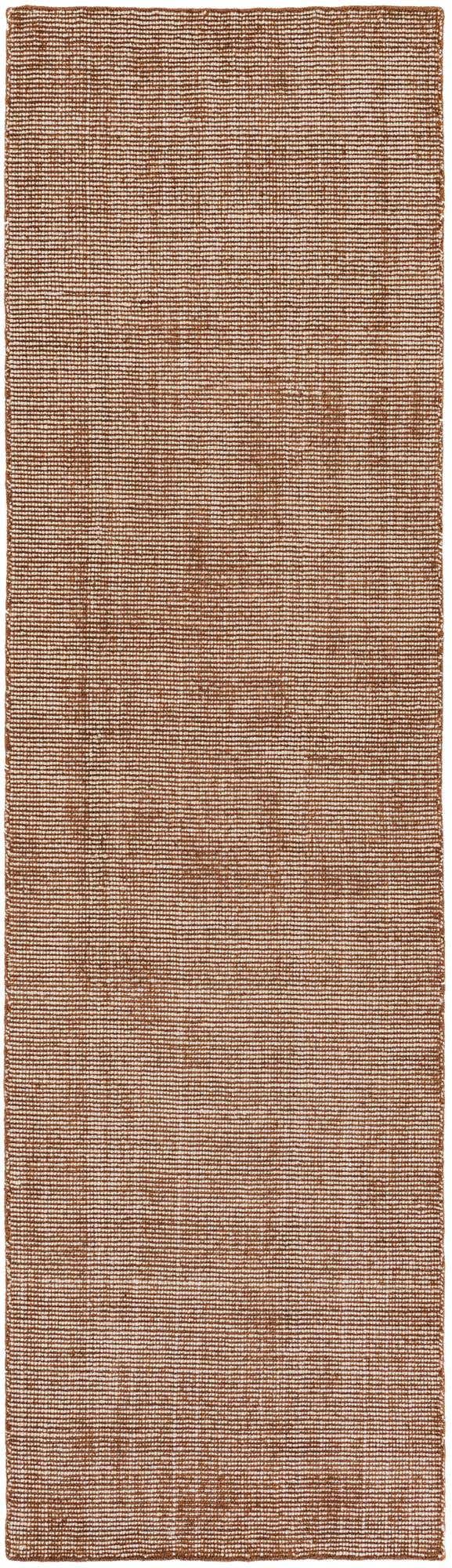 Cocoa Bean Brown 2' 7 x 10' Jill Zarin English Manor Runner Area Rug 100% Premium Natural Wool Handwoven Carpet for Living Rooms, Office Space, Bedrooms, Dorms for Sale at Rug Engine