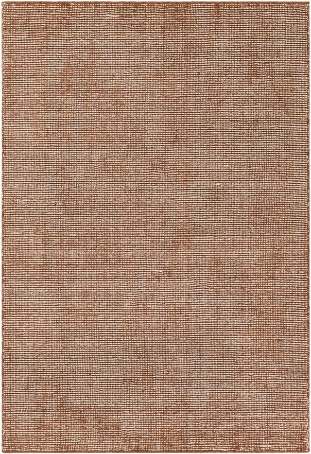 Cocoa Bean Brown 4' 1 x 6' 1 Jill Zarin English Manor Rectangle Area Rug 100% Premium Natural Wool Handwoven Carpet for Living Rooms, Office Space, Bedrooms, Dorms for Sale at Rug Engine