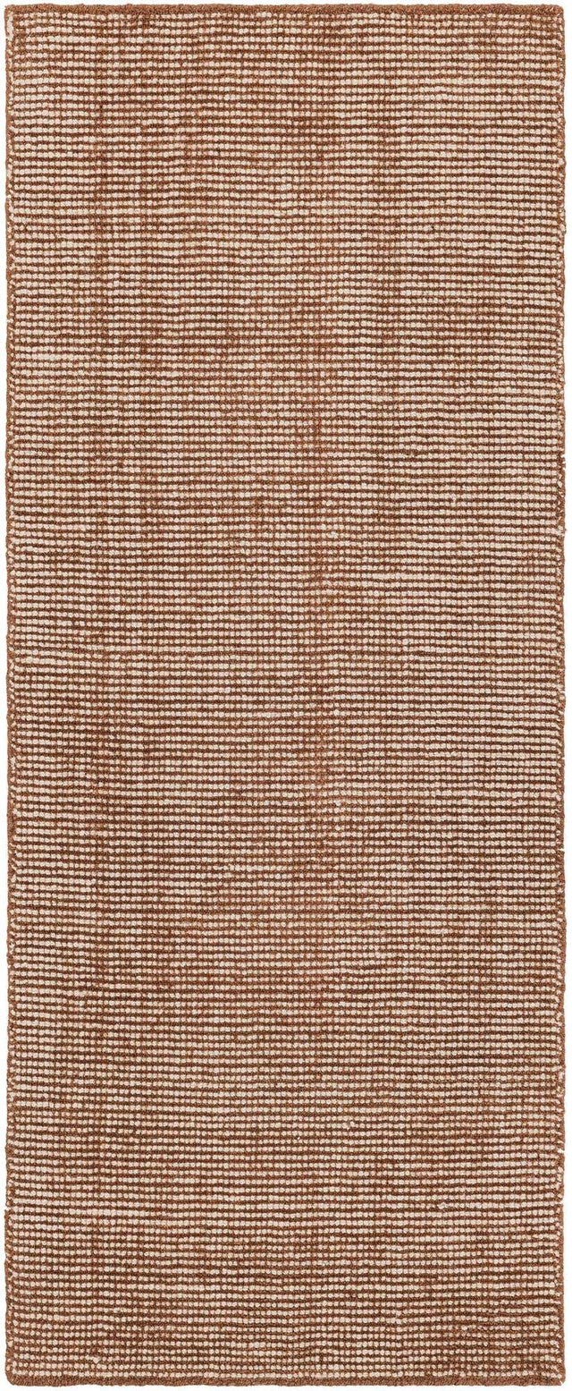 Cocoa Bean Brown 2' x 5' 1 Jill Zarin English Manor Runner Area Rug 100% Premium Natural Wool Handwoven Carpet for Living Rooms, Office Space, Bedrooms, Dorms for Sale at Rug Engine