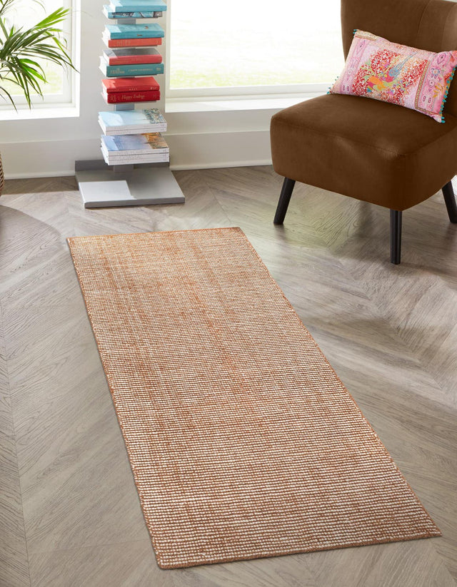 Cocoa Bean Brown 2' x 4' 1 Jill Zarin English Manor Runner Area Rug 100% Premium Natural Wool Handwoven Carpet for Living Rooms, Office Space, Bedrooms, Dorms for Sale at Rug Engine